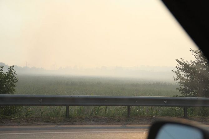 Smog über Rostovs Industrieviertel
