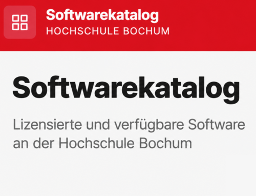 Softwarekatalog der Hochschule Bochum