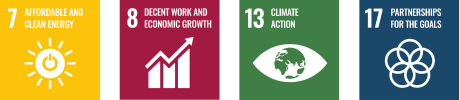SDGs 7, 8, 13 und 17